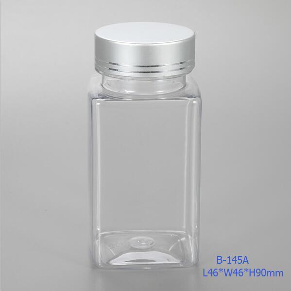4oz方形塑料空香料罐包装瓶摇床