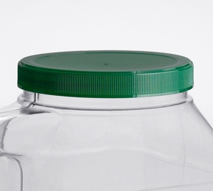 5磅塑料PVC香料瓶，带绿色盖子