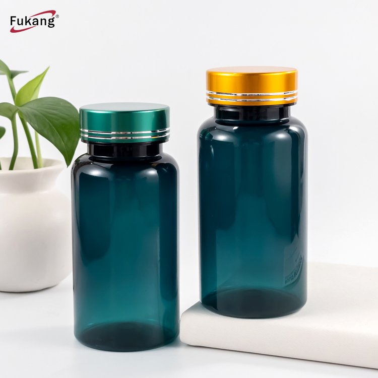 厂家直供150ml保健品瓶 透明绿pet瓶子 胶囊鱼油包装塑料瓶