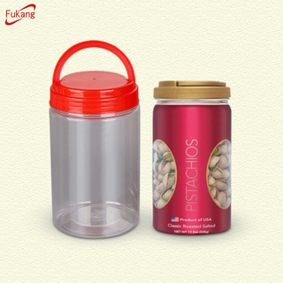 1000ml 1L食品级PET塑料梅森罐用于糖果或沙拉的塑料罐