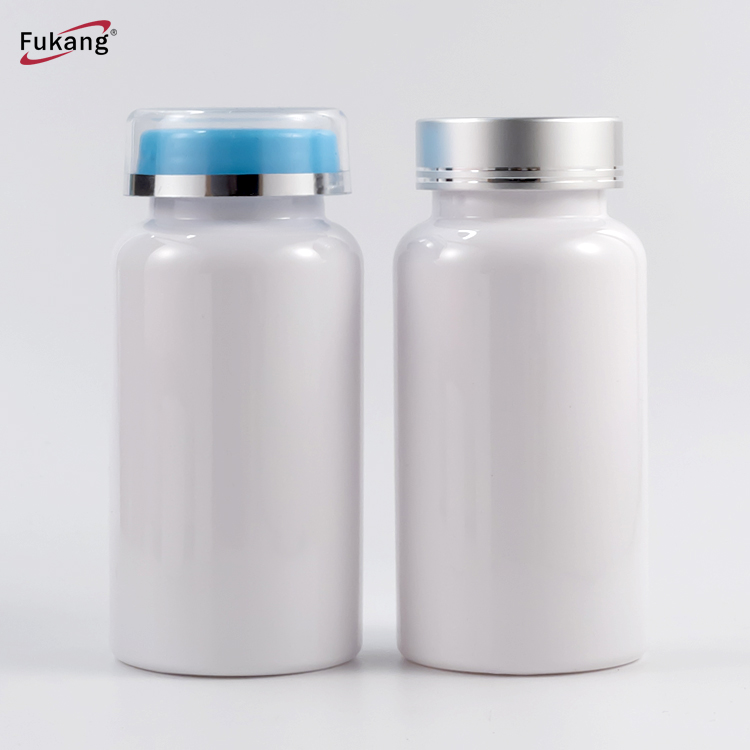 厂家批发170ml透明保健品塑料瓶 棒球形胶囊瓶 塑料包装瓶 钙片瓶