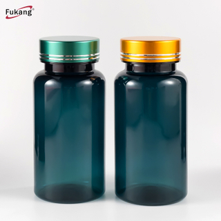 廠家直供150ml保健品瓶 透明綠pet瓶子 膠囊魚油包裝塑料瓶
