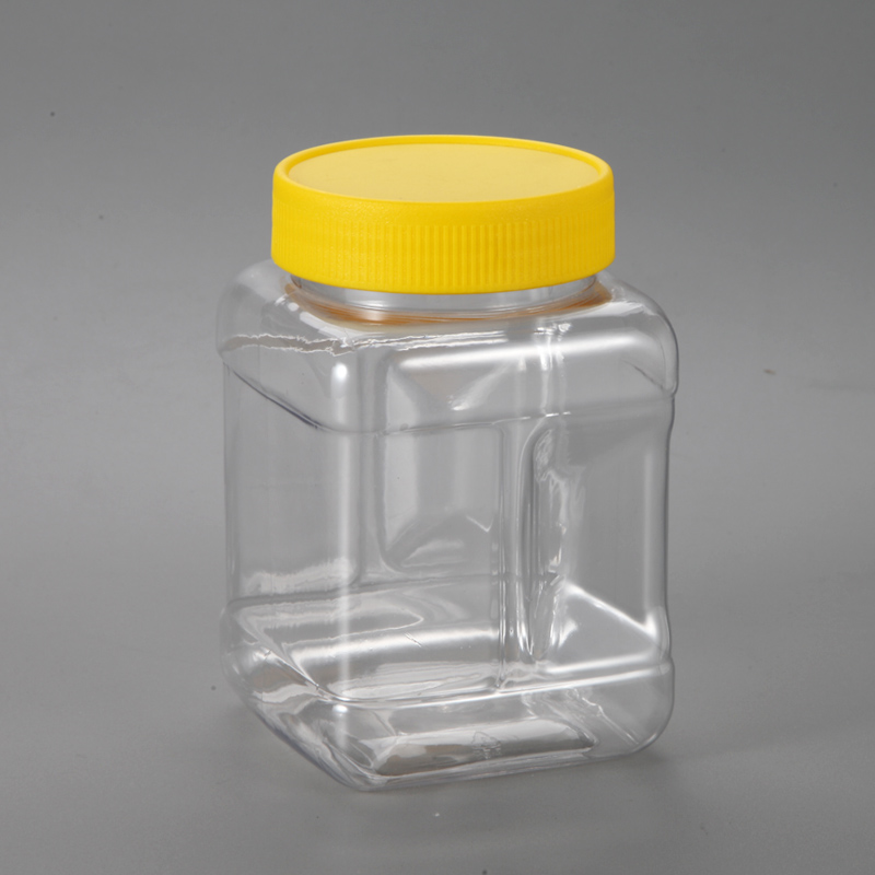 500ml方形塑料盐罐调味罐
