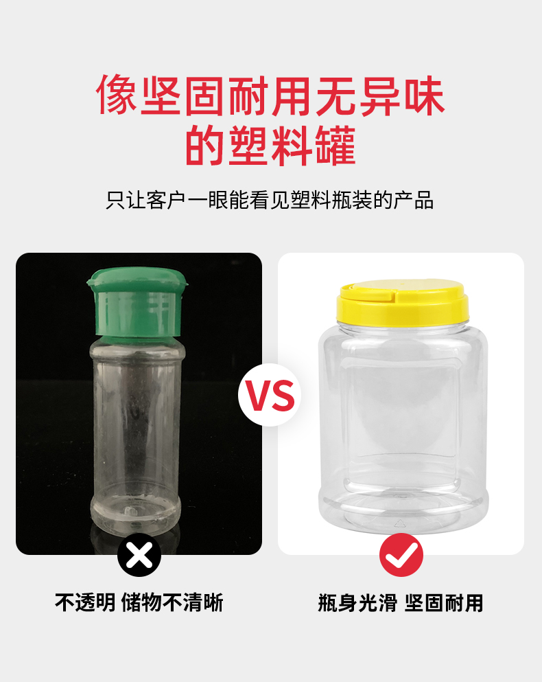1200毫升圓形食品塑料瓶