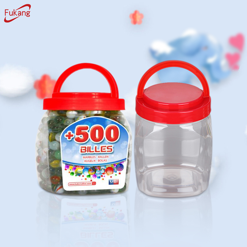 大容量2500ml方形透明塑料PET罐