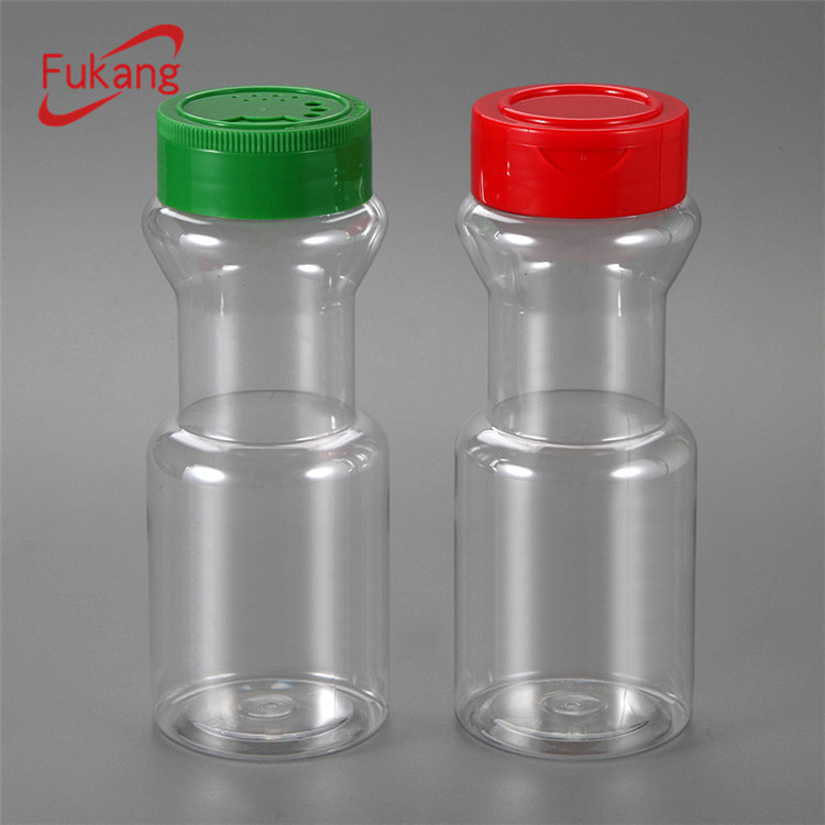 透明裝飾香料瓶4OZ塑料PET鹽罐香料罐