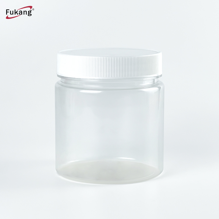工廠直供640ml廣口瓶 250克堅果包裝罐子 透明pet食品瓶子