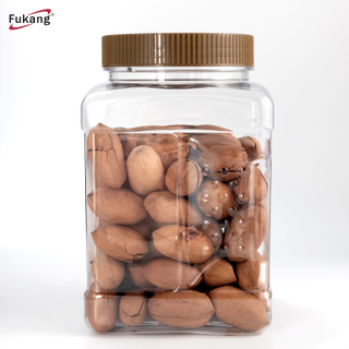 廠家批發 1500ml食品塑料罐PET 透明食品罐 廣口堅果包裝食品罐